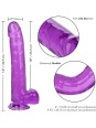 CALIFORNIA EXOTICS - SIZE QUEEN DILDO LILA 25.5 CM