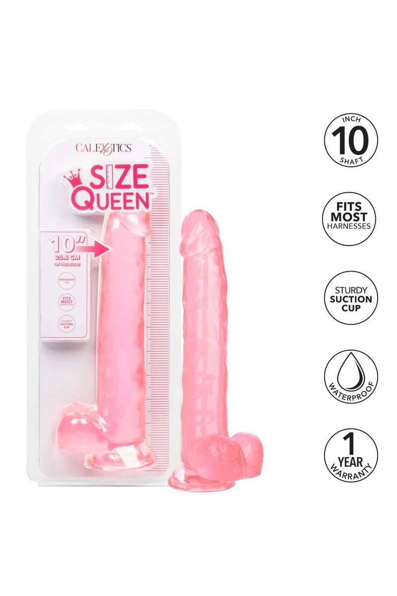 CALIFORNIA EXOTICS - SIZE QUEEN DILDO ROSA 25.5 CM