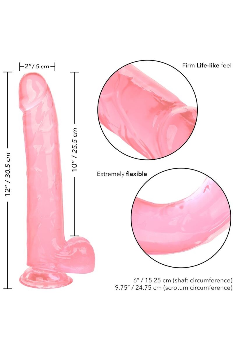 CALIFORNIA EXOTICS - SIZE QUEEN DILDO ROSA 25.5 CM