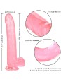 CALIFORNIA EXOTICS - SIZE QUEEN DILDO ROSA 25.5 CM