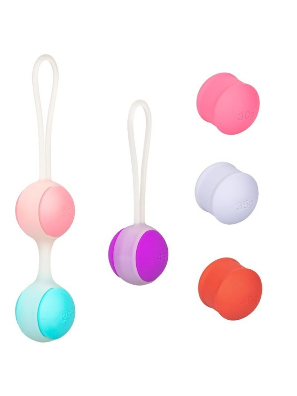 CALIFORNIA EXOTICS - SHE-OLOGY SET BOLAS KEGEL INTERCAMBIABLES