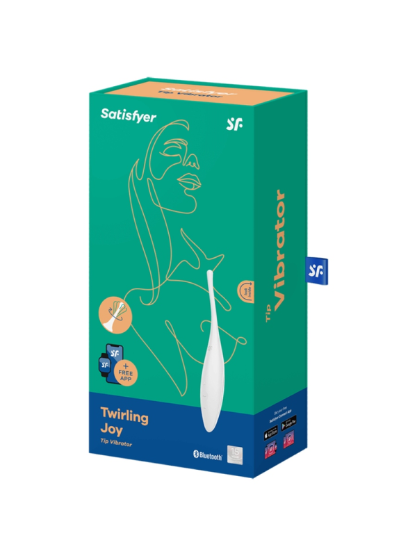 SATISFYER - TWIRLING JOY ESTIMULADOR CLITORIS BLANCO