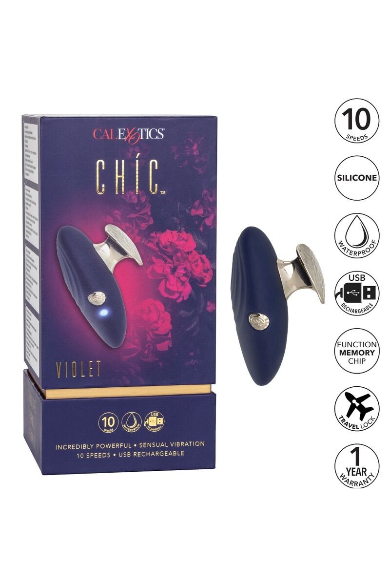 CALIFORNIA EXOTICS - CHIC VIOLET ESTIMULADOR 10 SPEEDS