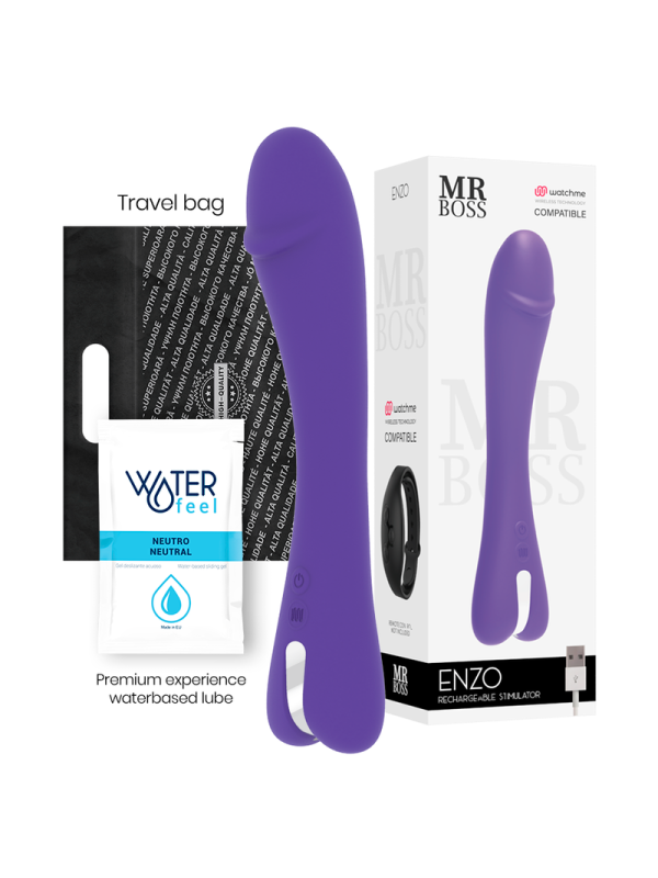 MR BOSS - ENZO VIBRADOR COMPATIBLE CON WATCHME WIRELESS TECHNOLOGY