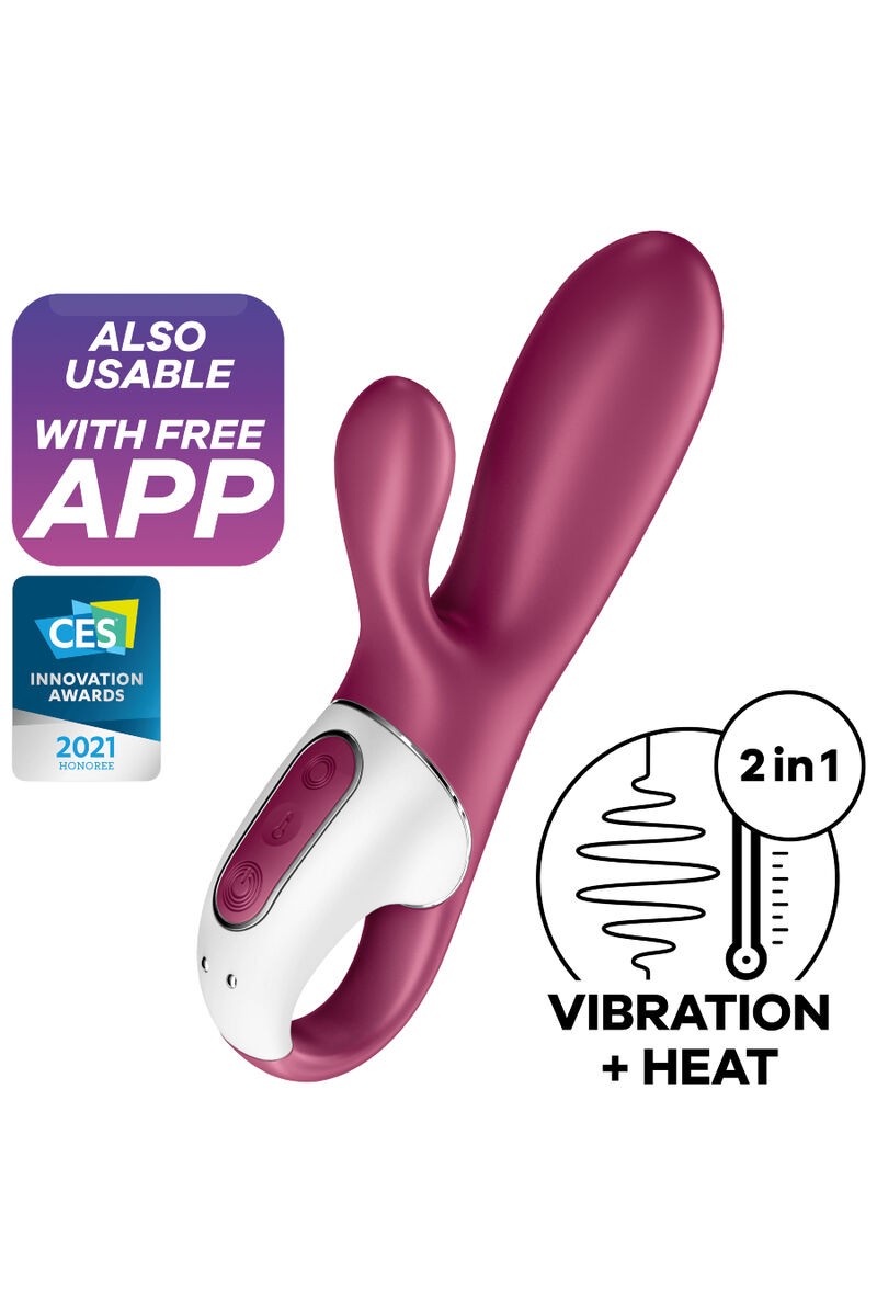 SATISFYER - HOT BUNNY VIBRADOR PUNTO G