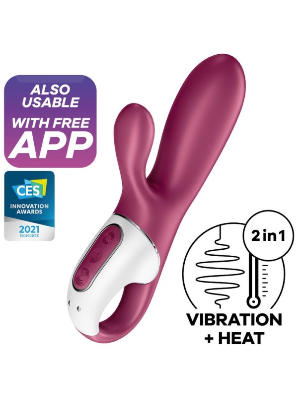 SATISFYER - HOT BUNNY VIBRADOR PUNTO G