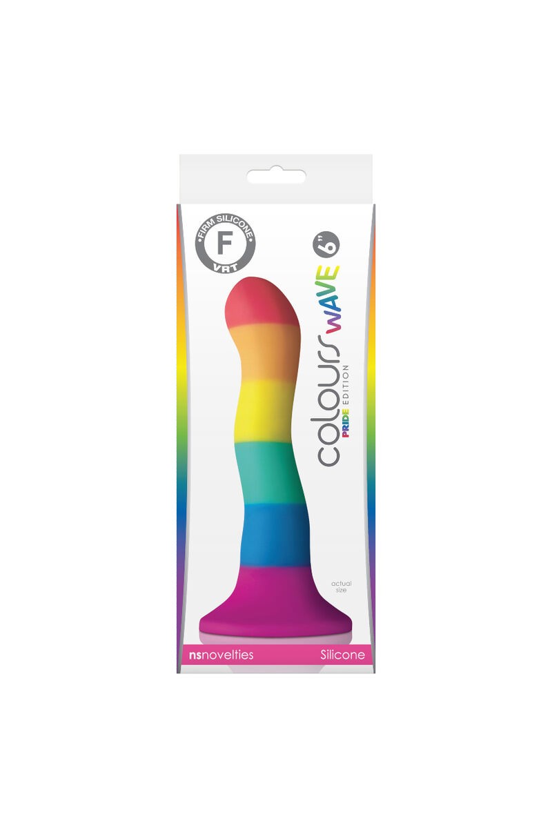 PRIDE - DILDO WAVE BANDERA LGBT 17 CM