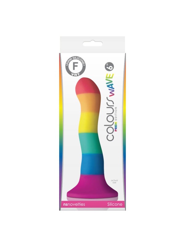 PRIDE - DILDO WAVE BANDERA LGBT 17 CM