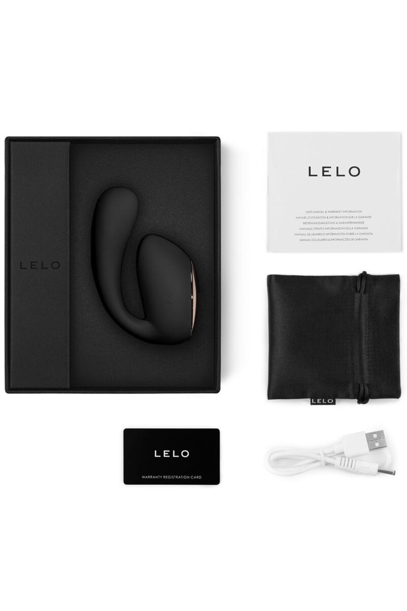 LELO - IDA WAVE MASAJEADOR PAREJAS NEGRO