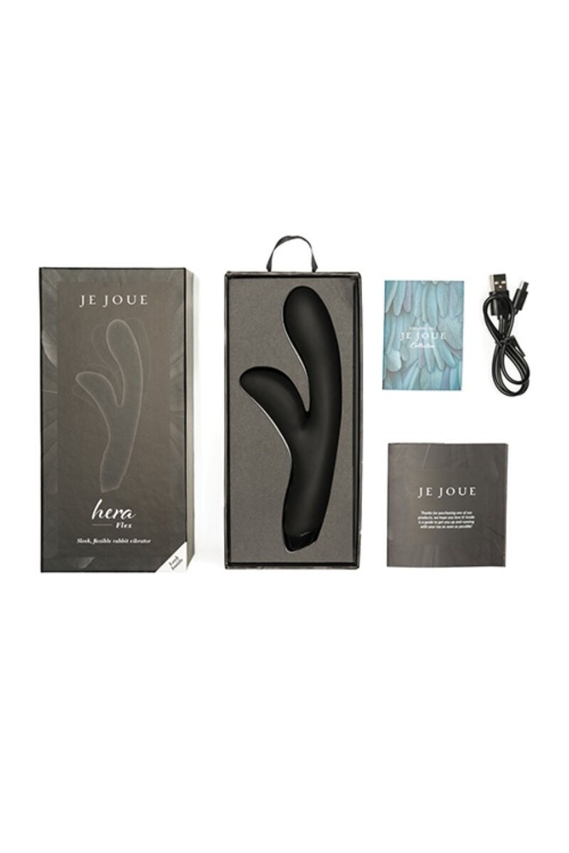 JE JOUE - HERA FLEX VIBRADOR RABBIT - NEGRO