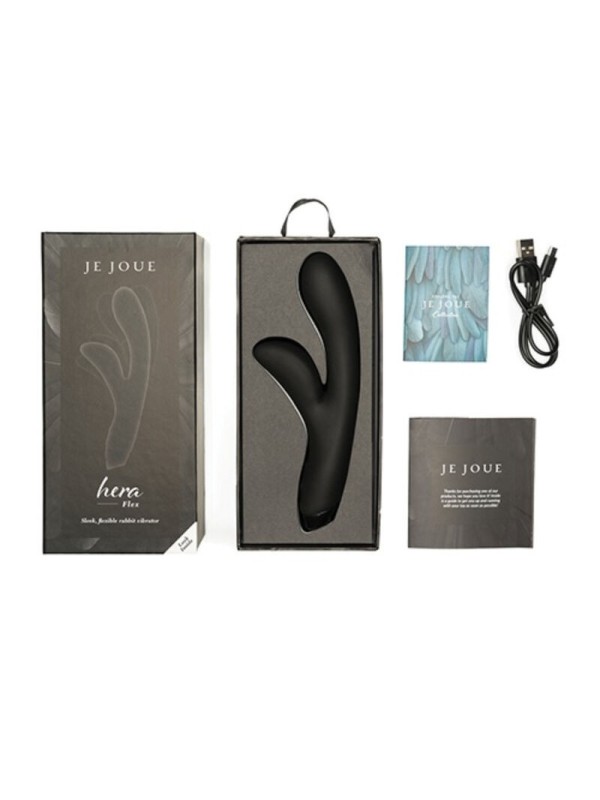 JE JOUE - HERA FLEX VIBRADOR RABBIT - NEGRO