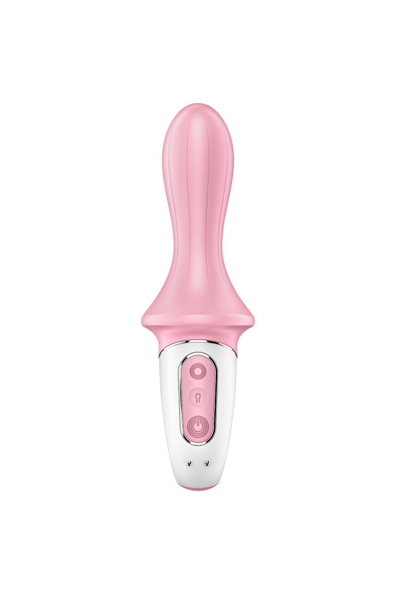 SATISFYER - AIR PUMP BOOTY 5+ VIBRADOR ANAL INFLABLE ROSA