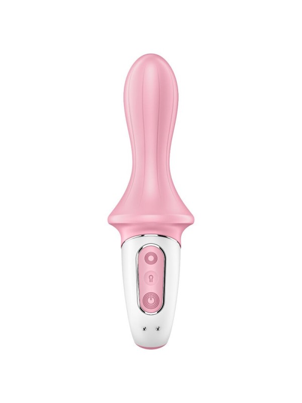 SATISFYER - AIR PUMP BOOTY 5+ VIBRADOR ANAL INFLABLE ROSA