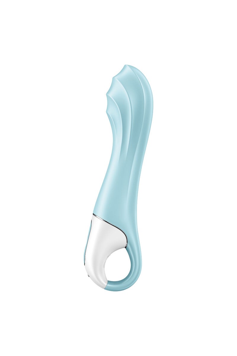 SATISFYER - AIR PUMP VIBRATOR 5+ VIBRADOR PUNTO G INFLABLE APP AZUL