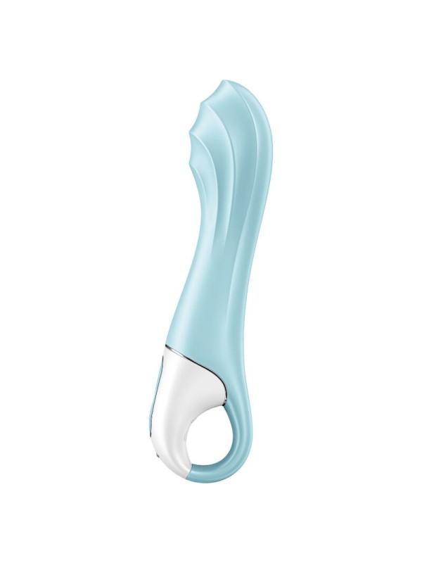 SATISFYER - AIR PUMP VIBRATOR 5+ VIBRADOR PUNTO G INFLABLE APP AZUL