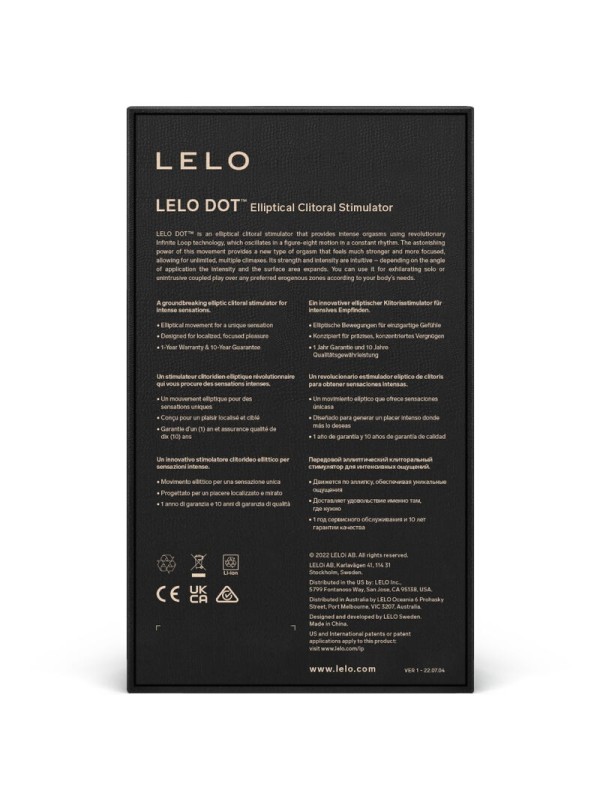 LELO - DOT ESTIMULADOR DE CLÍTORIS - LILA