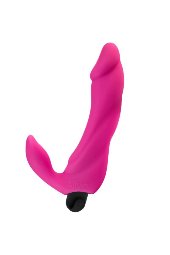 ALIVE - BIFUN PRO DILDO VIBRADOR ROSA 14.9 CM