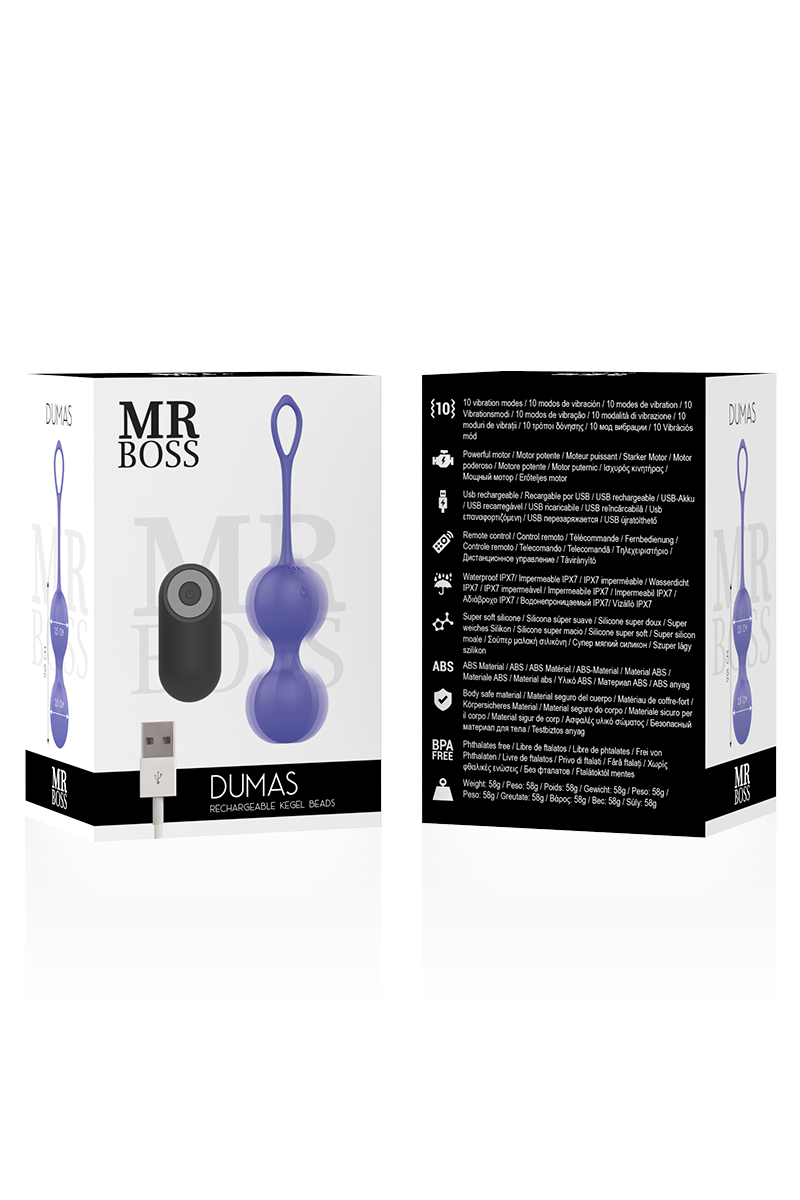 MR BOSS - DUMAS KEGEL BOLAS VIBRADORAS CONTROL REMOTO