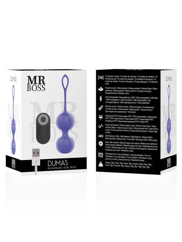 MR BOSS - DUMAS KEGEL BOLAS VIBRADORAS CONTROL REMOTO