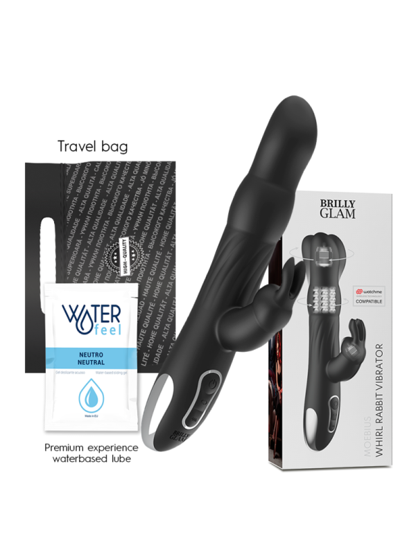 BRILLY GLAM - MOEBIUS RABBIT VIBRATOR & ROTATOR  WATCHME WIRELESS TECH