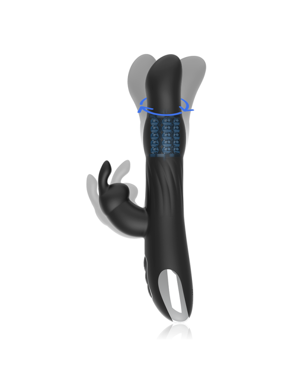 BRILLY GLAM - MOEBIUS RABBIT VIBRATOR & ROTATOR  WATCHME WIRELESS TECH