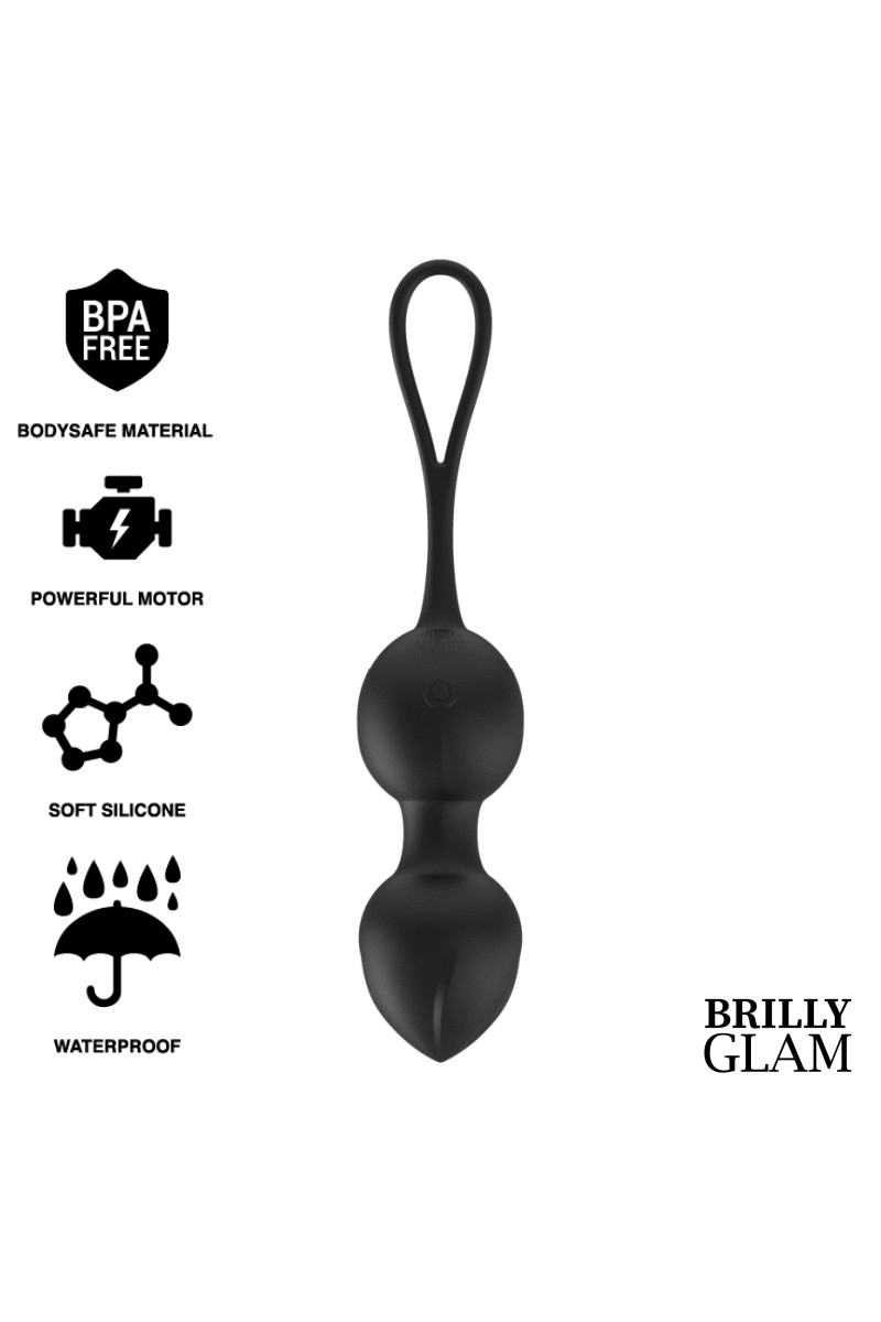 BRILLY GLAM - VIBRATING KEGEL BEADS CONTROL REMOTO