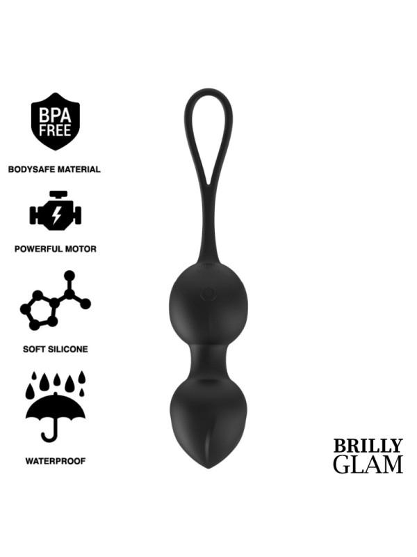 BRILLY GLAM - VIBRATING KEGEL BEADS CONTROL REMOTO