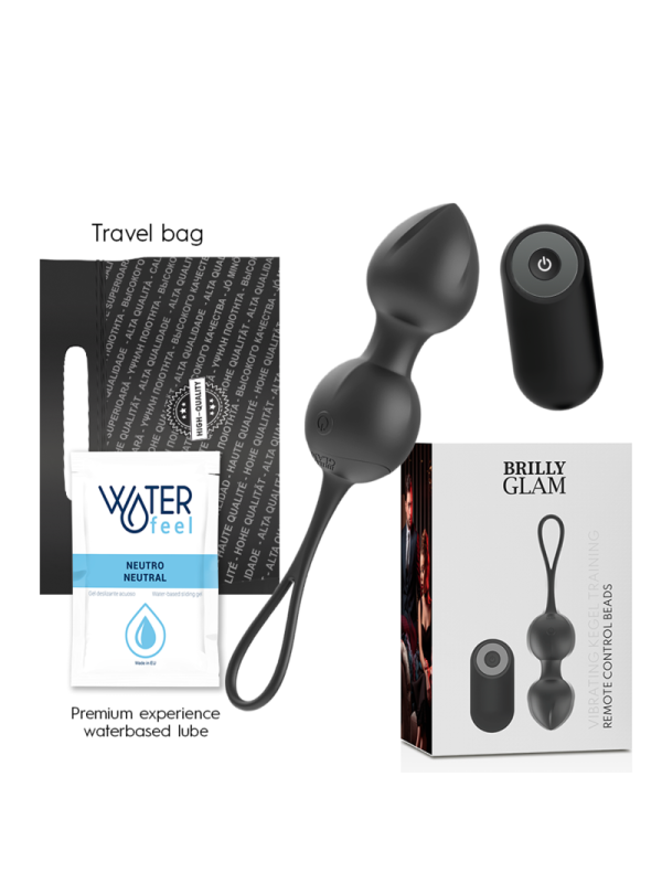 BRILLY GLAM - VIBRATING KEGEL BEADS CONTROL REMOTO