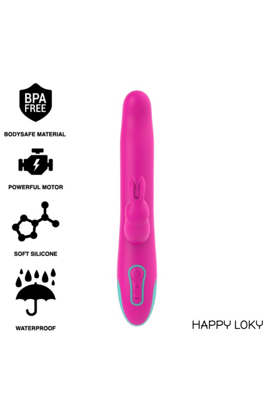 HAPPY LOKY - PLUTO RABBIT VIBRATOR & ROTATOR WATCHME WIRELESS TECH