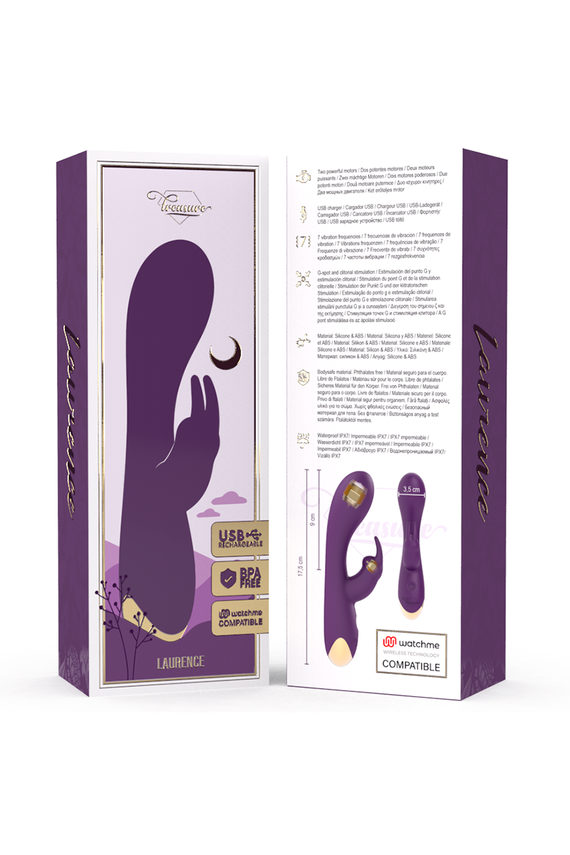 TREASURE - LAURENCE RABBIT VIBRADOR COMPATIBLE WATCHME WIRELESS