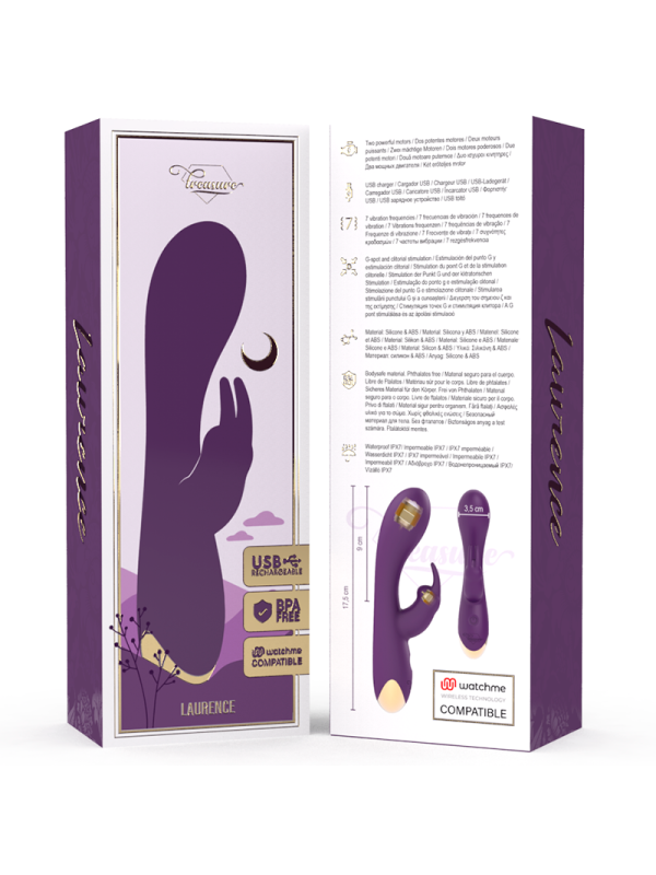 TREASURE - LAURENCE RABBIT VIBRADOR COMPATIBLE WATCHME WIRELESS