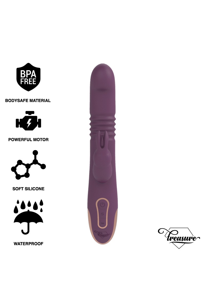 TREASURE - BASTIAN RABBIT UPDOWN, ROTATOR & VIBRATOR WATCHME WIRELESS