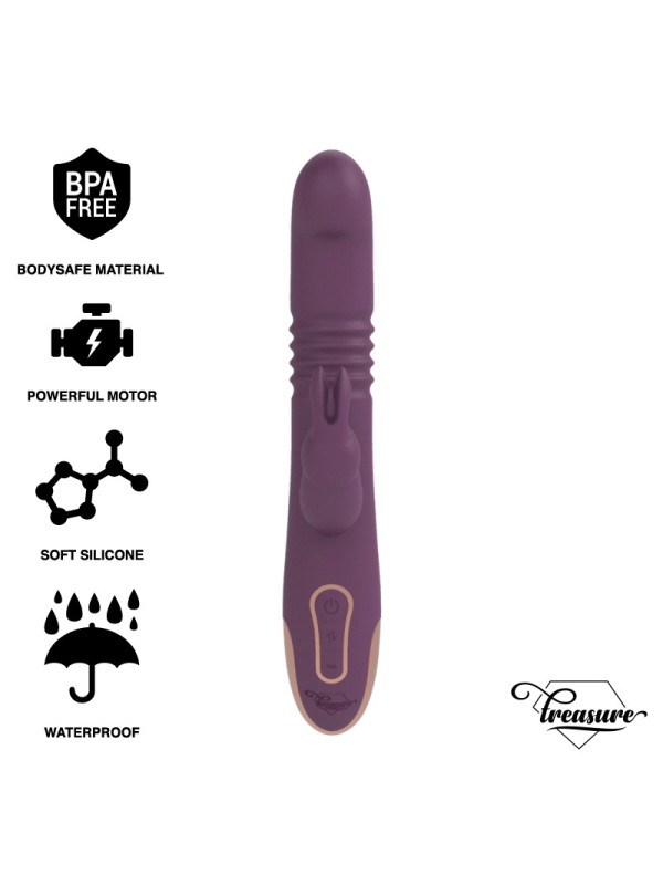 TREASURE - BASTIAN RABBIT UPDOWN, ROTATOR & VIBRATOR WATCHME WIRELESS
