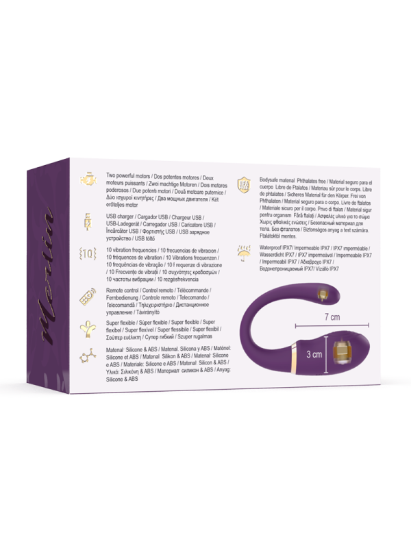 TREASURE - MERLIN DOUBLE COUPLE VIBRATOR CONTROL REMOTO