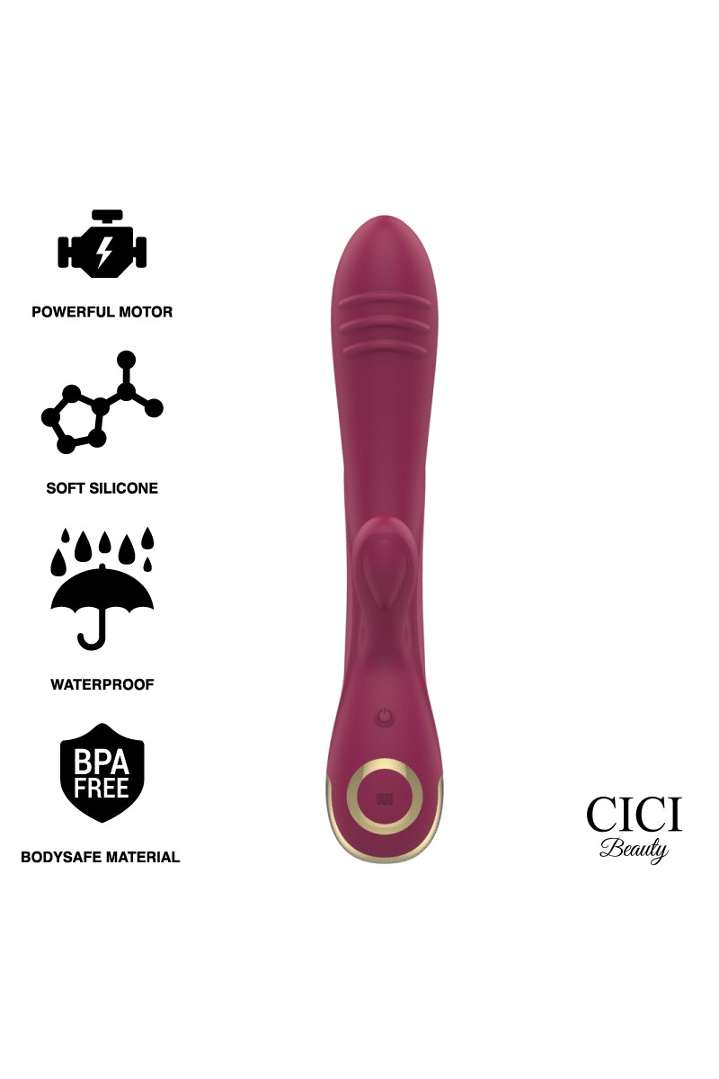 CICI BEAUTY - PREMIUM SILICONE RABBIT VIBRATOR