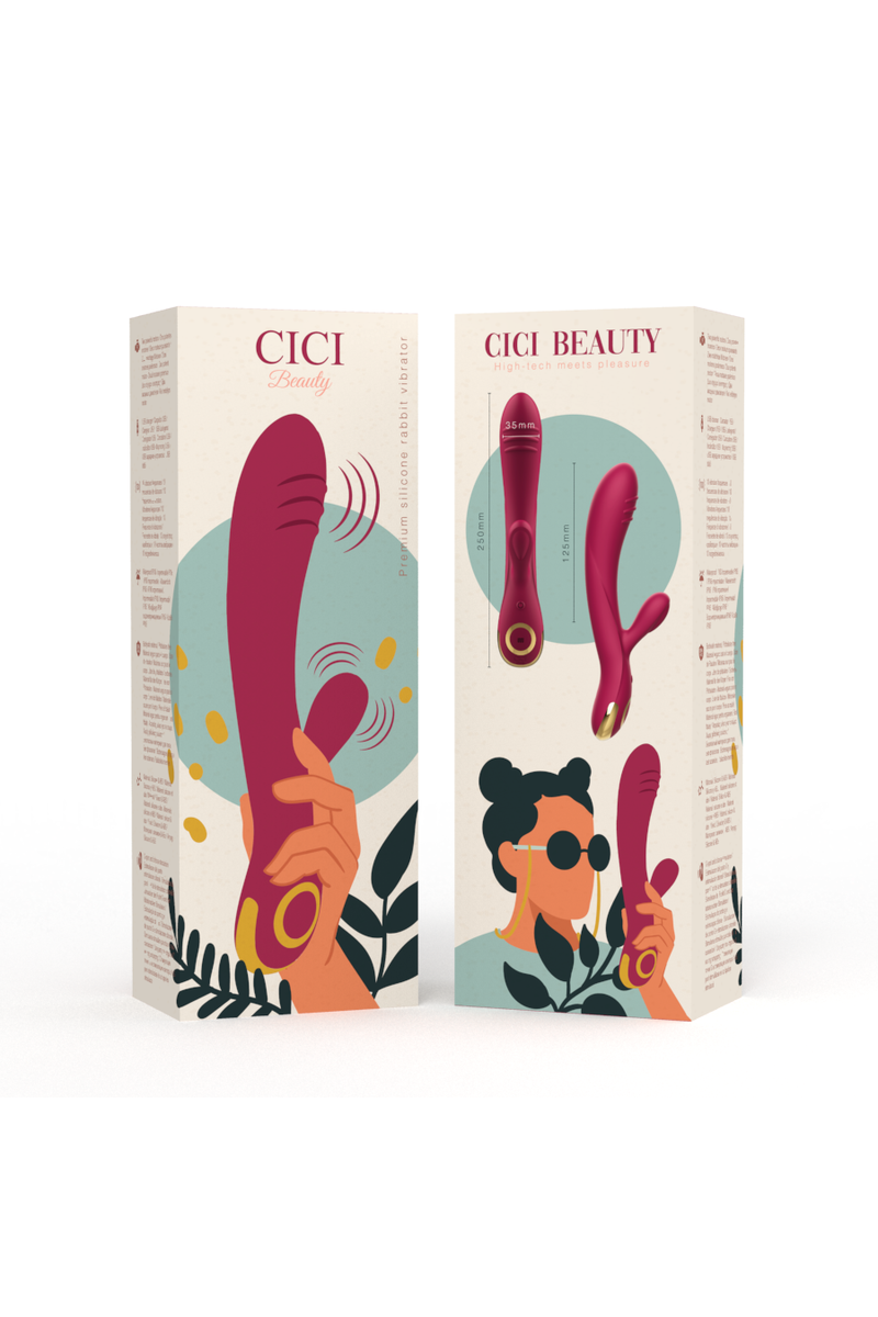 CICI BEAUTY - PREMIUM SILICONE RABBIT VIBRATOR