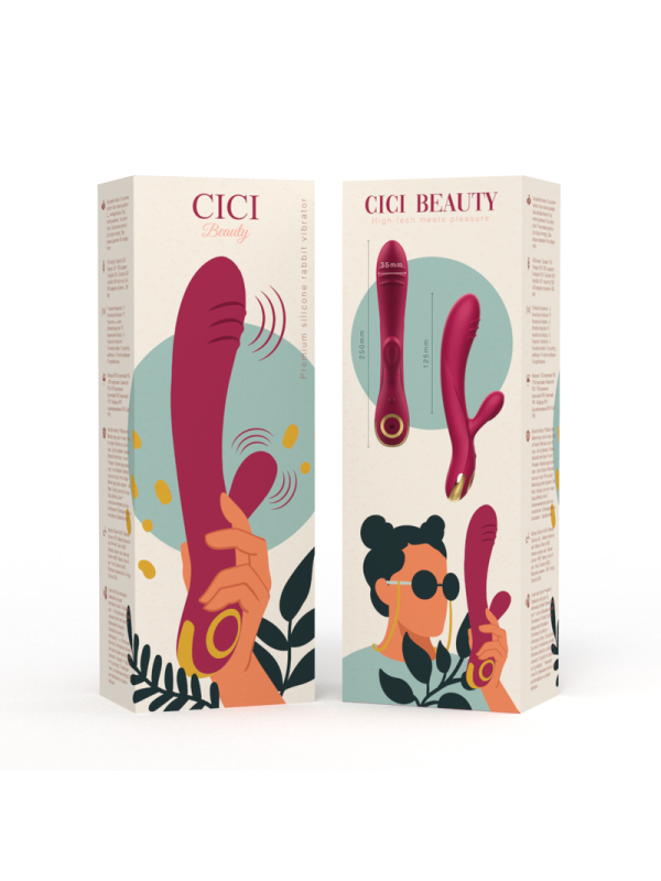 CICI BEAUTY - PREMIUM SILICONE RABBIT VIBRATOR