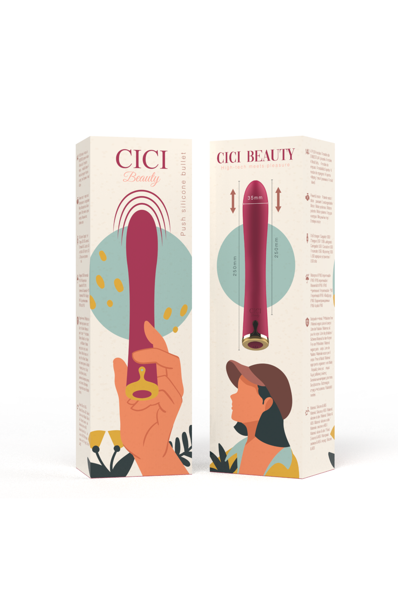 CICI BEAUTY - PREMIUM SILICONE PUSH BULLET