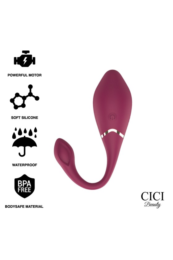 CICI BEAUTY - PREMIUM SILICONE EGG VIBRATOR REMOTE CONTROL