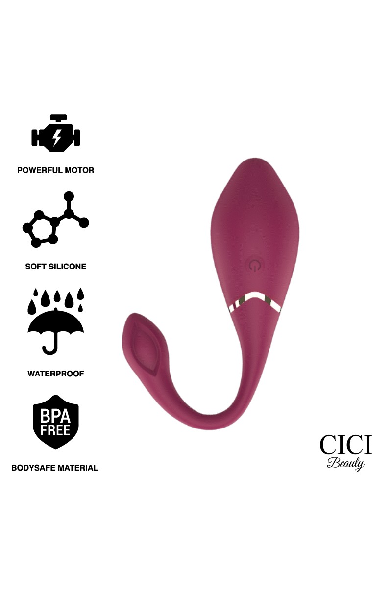 CICI BEAUTY - PREMIUM SILICONE EGG VIBRATOR REMOTE CONTROL