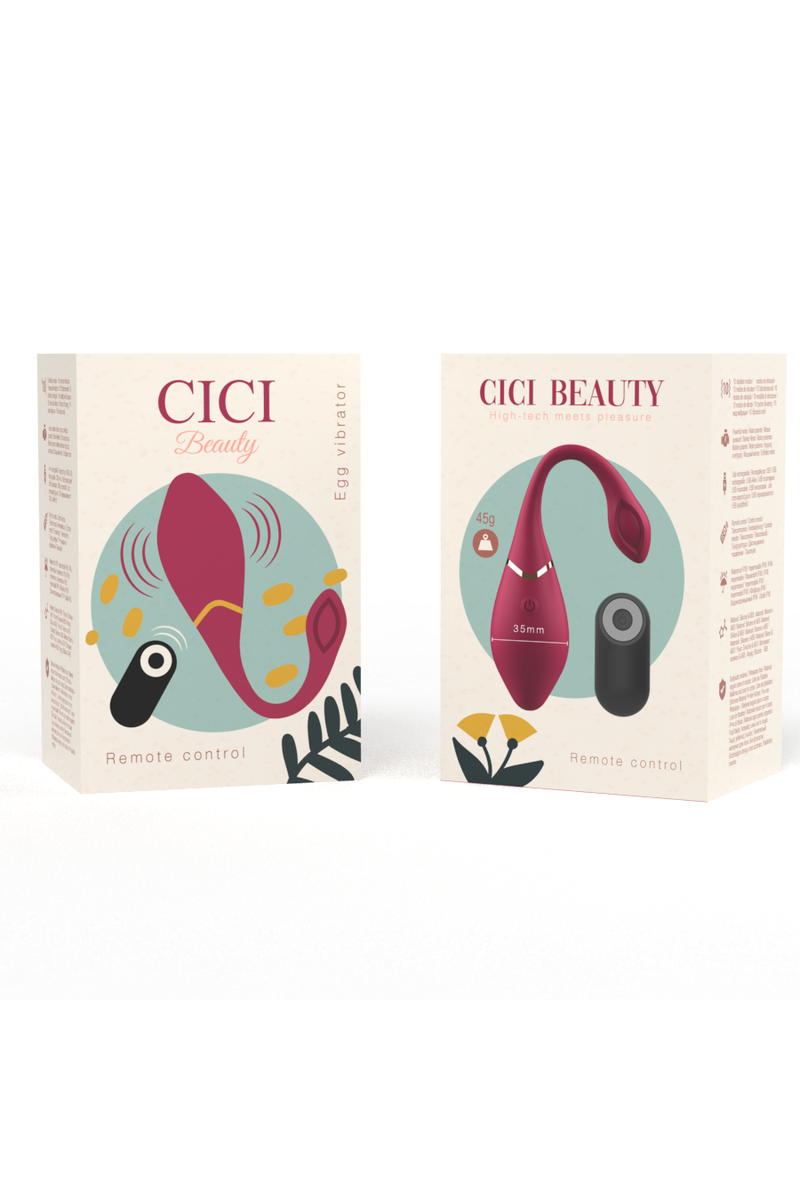 CICI BEAUTY - PREMIUM SILICONE EGG VIBRATOR REMOTE CONTROL