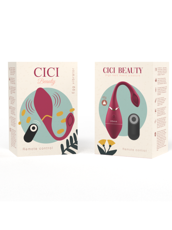 CICI BEAUTY - PREMIUM SILICONE EGG VIBRATOR REMOTE CONTROL