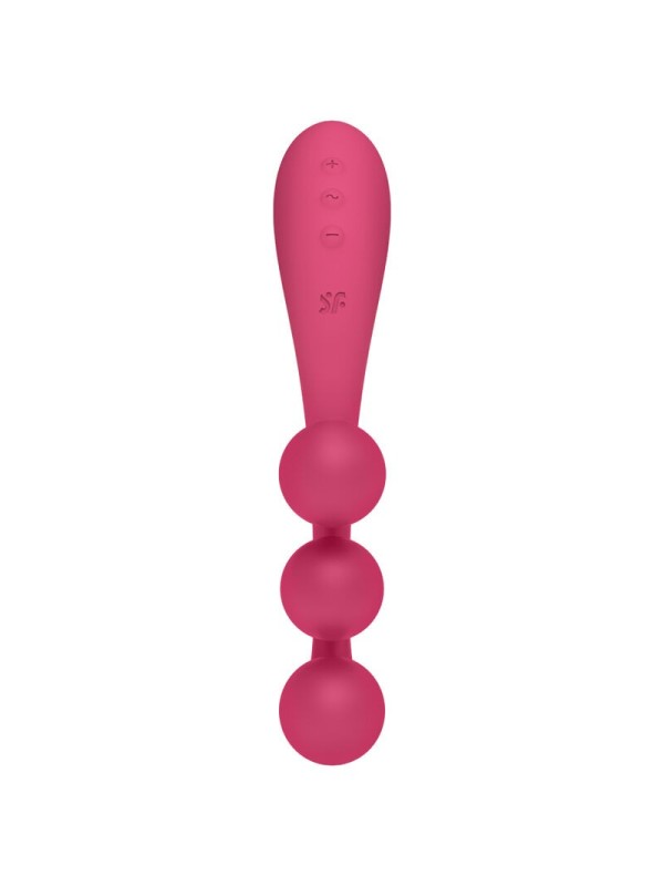 SATISFYER - TRI BALL 1 MULTI VIBRADOR ROJO