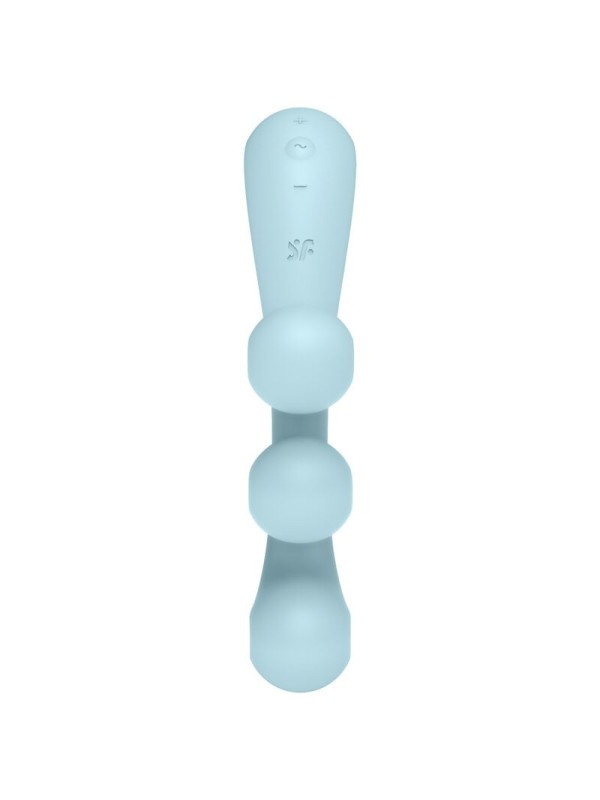 SATISFYER - TRI BALL 2 MULTI VIBRADOR AZUL