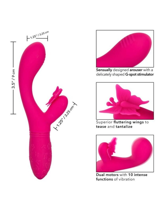 CALIFORNIA EXOTICS - BUTTERFLY KISS FLUTTER ROSA