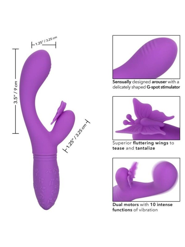 CALIFORNIA EXOTICS - BUTTERFLY KISS FLUTTER VIOLETA