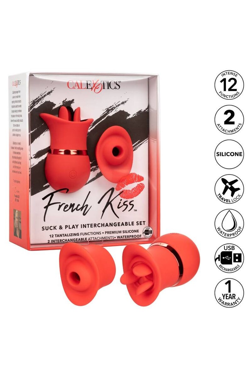 CALIFORNIA EXOTICS - FRENCH KISS SUCK & PLAY SET