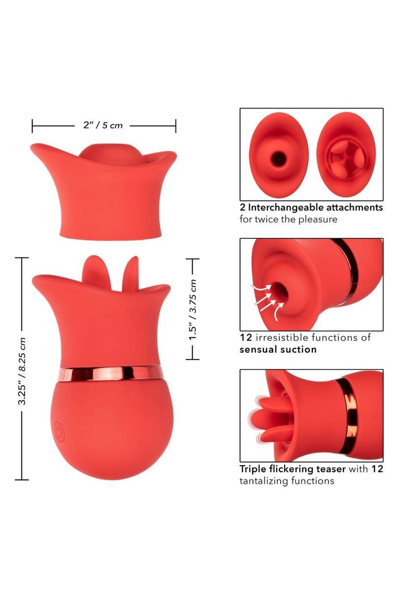 CALIFORNIA EXOTICS - FRENCH KISS SUCK & PLAY SET