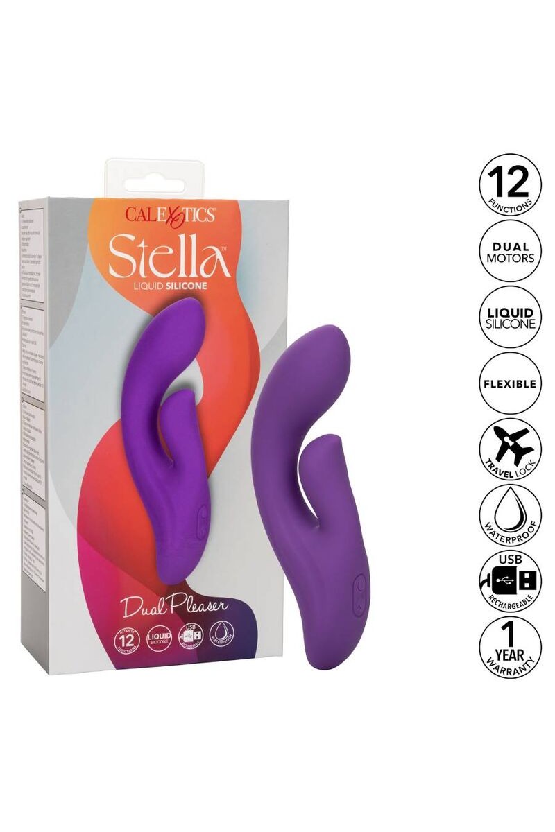 CALIFORNIA EXOTICS - STELLA DUAL PLEASER VIOLETA