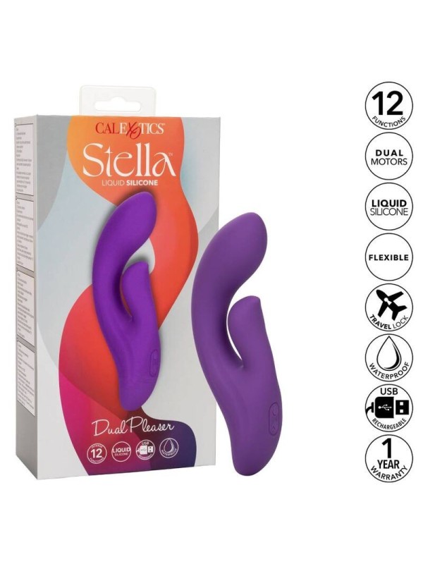 CALIFORNIA EXOTICS - STELLA DUAL PLEASER VIOLETA